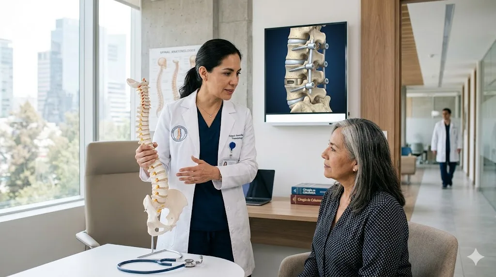 ¿Qué especialista realiza reemplazo de disco intervertebral?